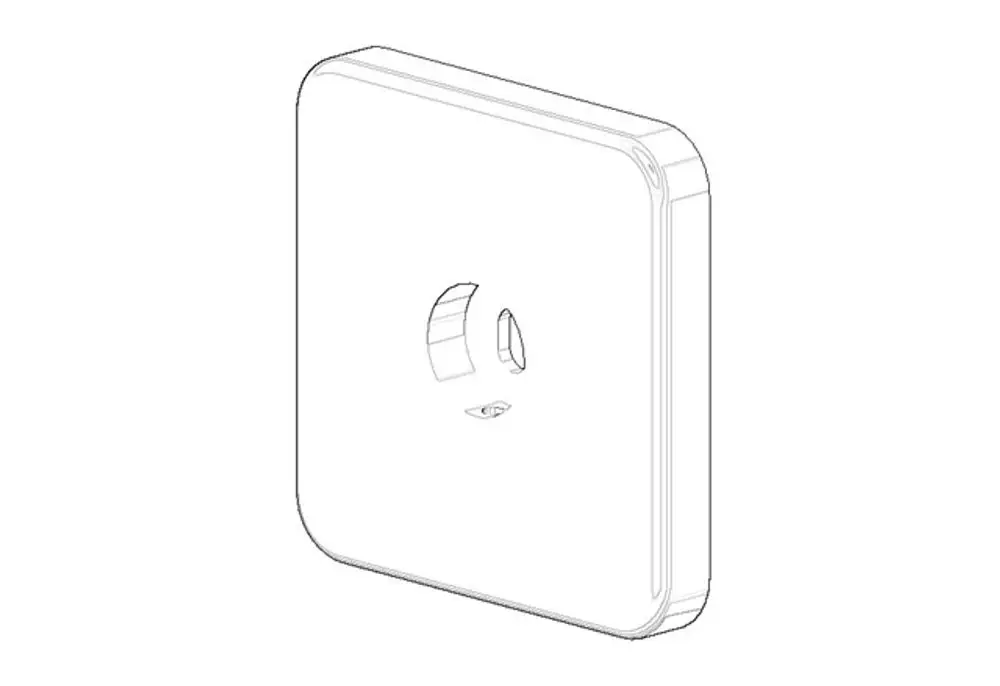DORNBRACHT Halter für Duschgarnitur ERSATZTEILE 081796507 63 x 63 x 9 mm Weiß matt, 081796507-10 Galeriebild 1